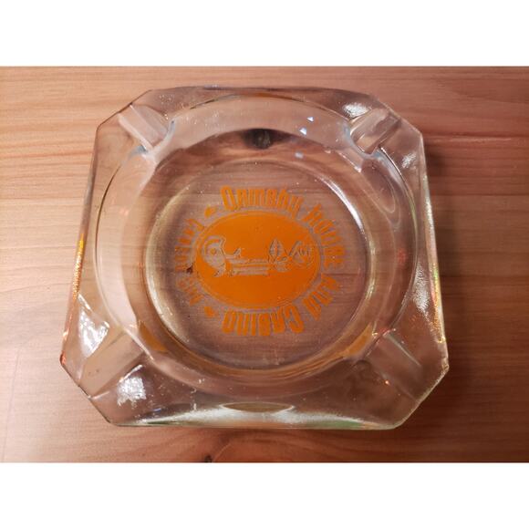 Vintage Ormsby House And Casino Ashtray Carson City NV Clear Glass - Picture 4 of 5